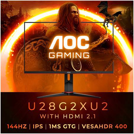 Игровое железо - AOC GAMING U28G2XU2: Игровой процесс в 4K становится еще более до ступным